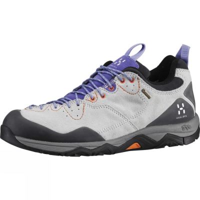 Botas de Montaña Haglofs Rocker Leather GT Mujer - Gris / Moradas - Chile PXJ451283